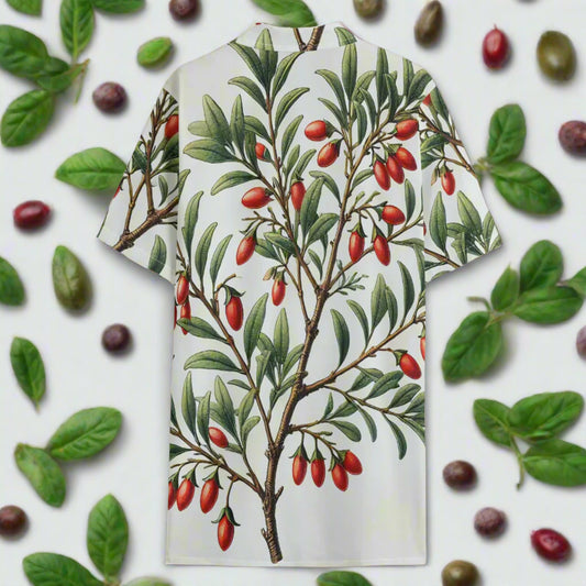 Berries Hawaiian Shirt Cotton