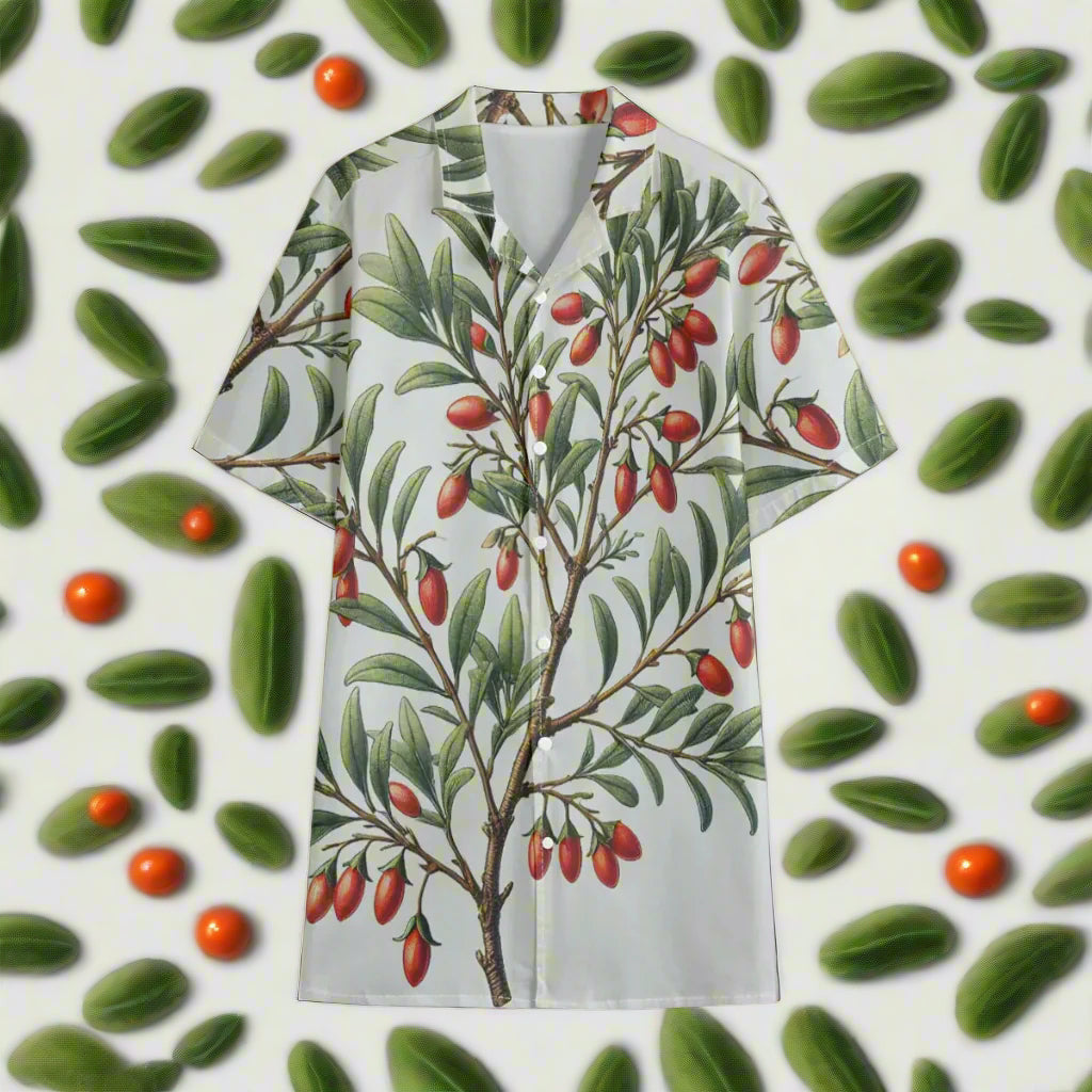 Berries Hawaiian Shirt Cotton