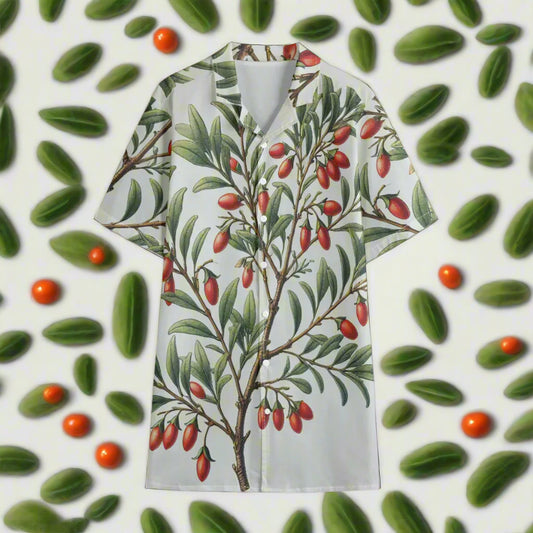 Berries Hawaiian Shirt Cotton