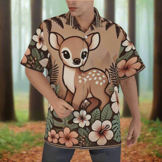 Baby Deer Aloha Hawaiians Hawaiian Shirt