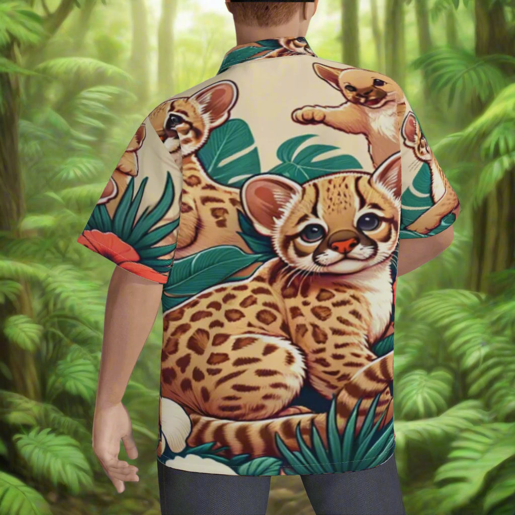 Baby Pumas Aloha Hawaiians Hawaiian Shirt Reverse