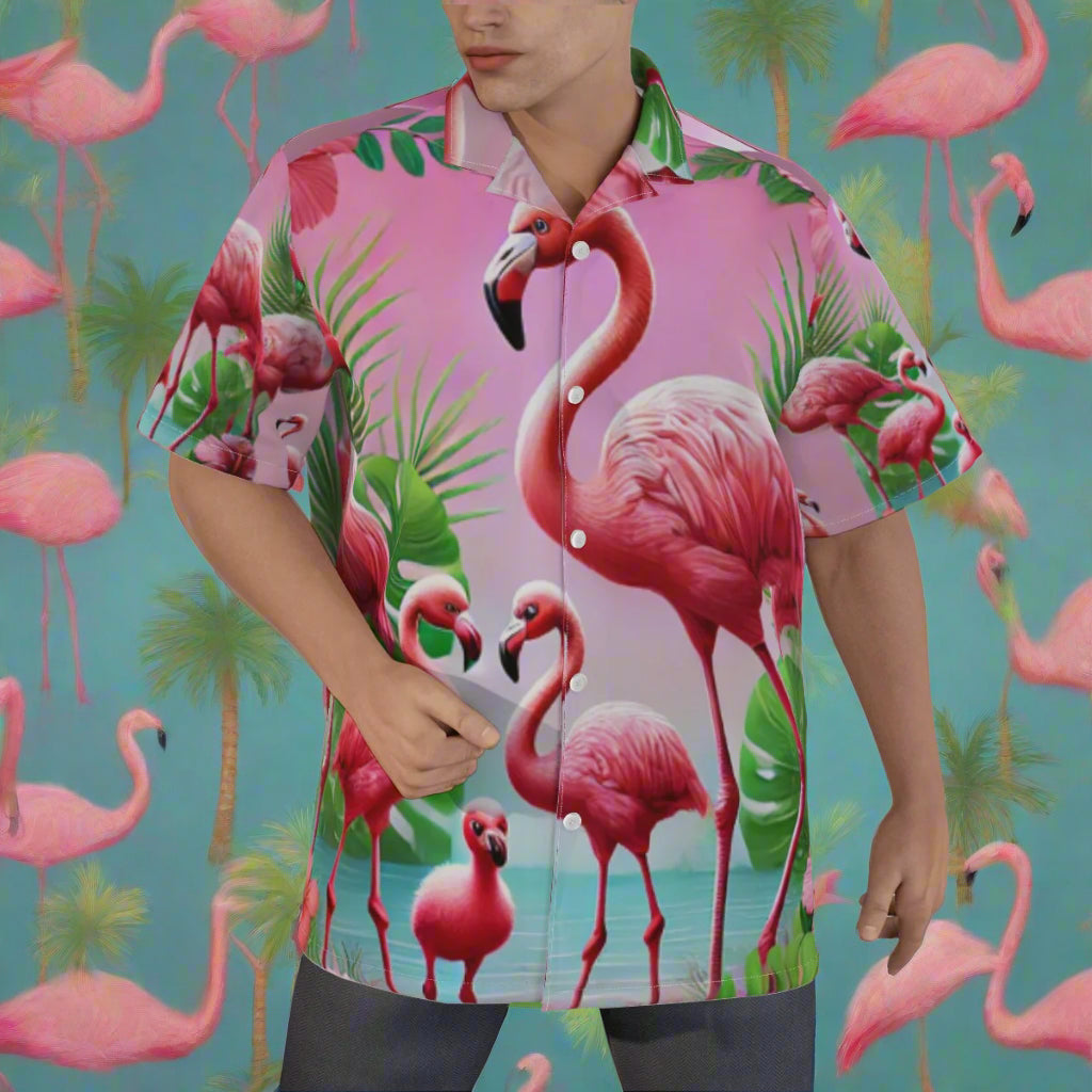 Flamingo Aloha Hawaiians Hawaiian Shirt