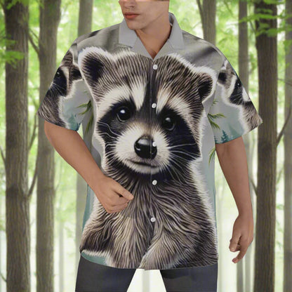 Raccoon Aloha Hawaiians Hawaiian Shirt